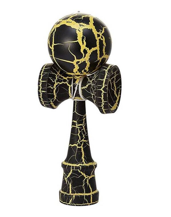 Kendama Crakle boule 6cm jaune