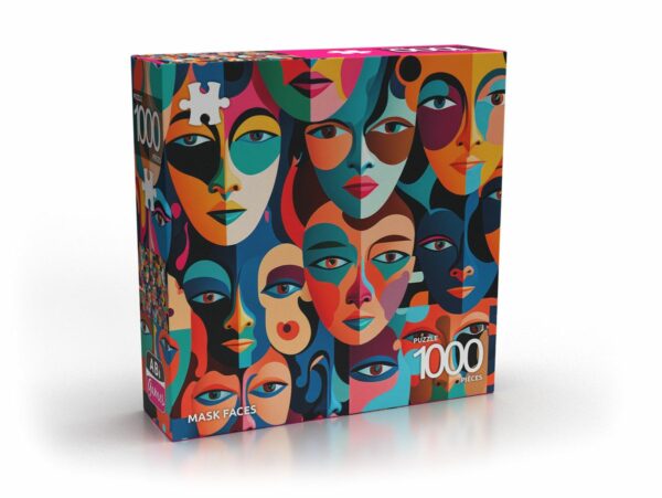 Puzzle 1000P Mask Faces
