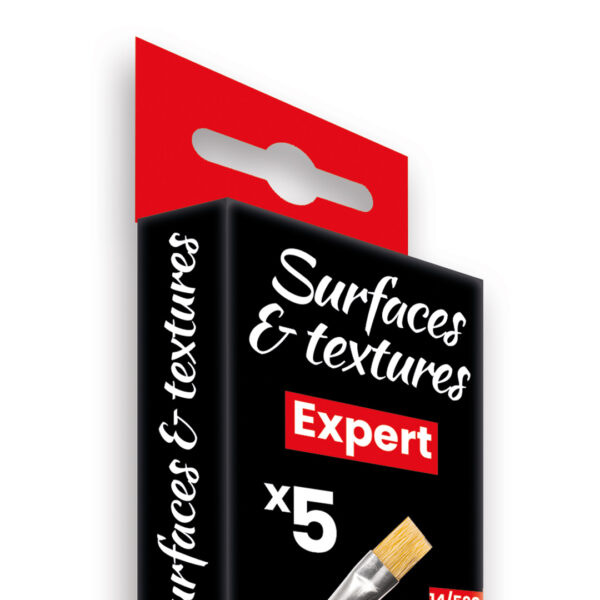 Set Textures et Surfaces Expert (x 5 pinceaux )